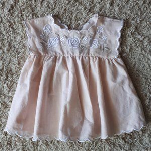 Catherine Malandrino top cream baby girl size 12M